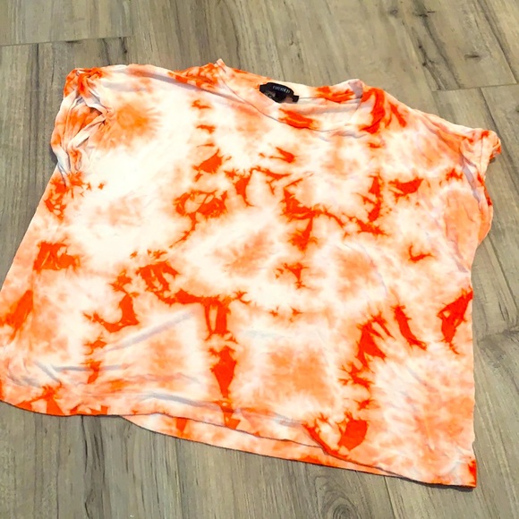 Forever 21 Tops - forever 21 orange tie dye shirt